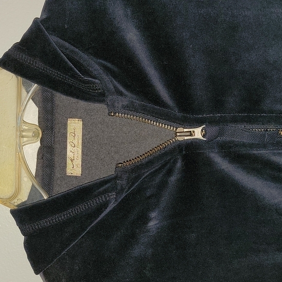 Mod-O-Doc Velour Zip Jacket Small - Picture 2 of 5